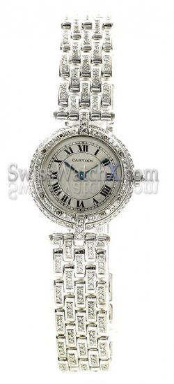 Cartier Santos Santos Damen Diamanten - zum Schließen ins Bild klicken