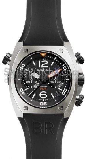 Bell & Ross BR02 Chronograph Steel - zum Schließen ins Bild klicken