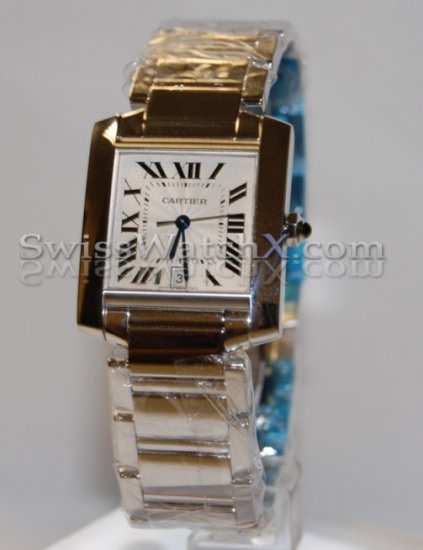 Cartier Tank Francaise W50011S3 - zum Schließen ins Bild klicken