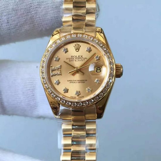 Rolex Lady Datejust 26mm - zum Schließen ins Bild klicken