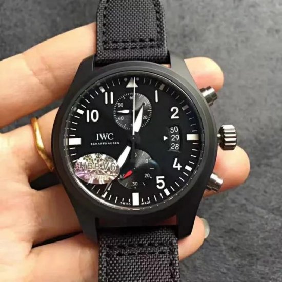 IWC Watch Pilots Chrono IW388007 - Click Image to Close