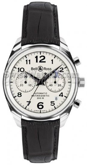 Bell and Ross Vintage 126 Geneva White - Click Image to Close