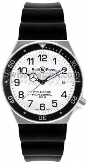 Bell et Ross type de collection Professional Blanc Marine - Cliquez sur l'image pour la fermer
