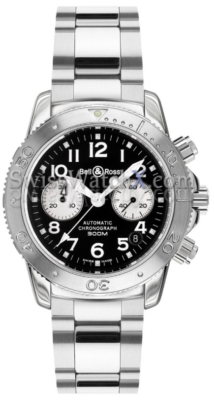 Bell et Ross Diver Collection Classic 300 noir et blanc - Cliquez sur l'image pour la fermer
