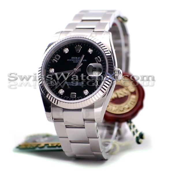 Rolex Oyster Perpetual Date 115234 - Cliquez sur l'image pour la fermer