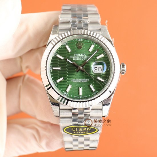 Rolex Datejust 41 Mint Green M126334-0030 - ウインドウを閉じる