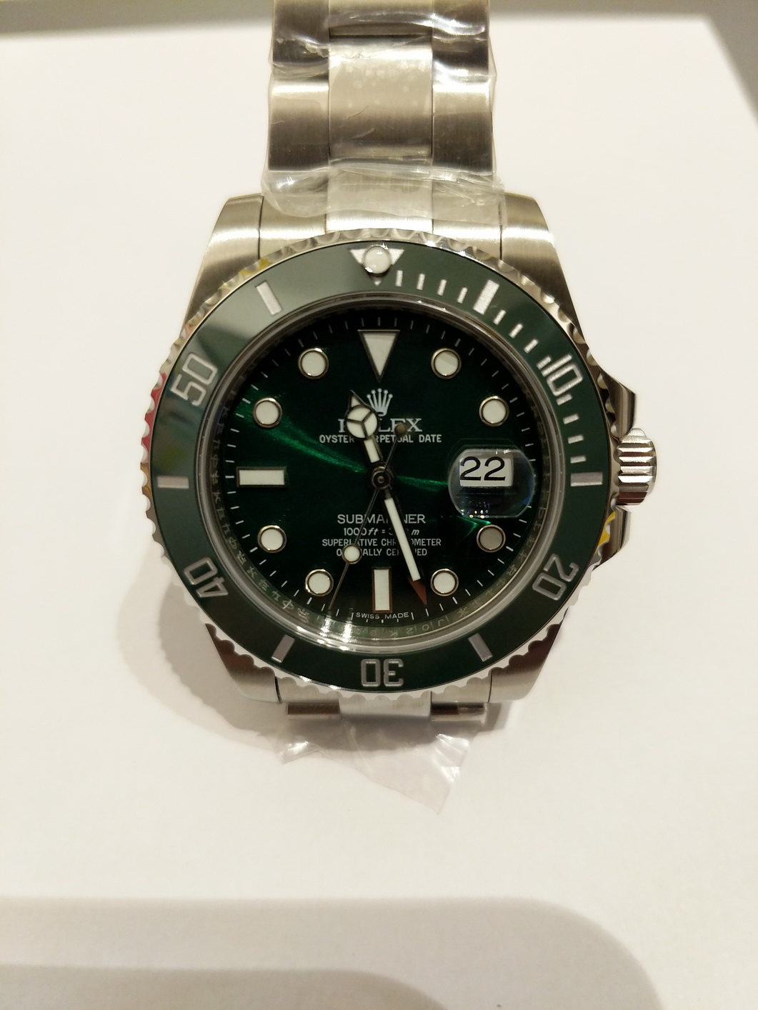 Rolex Submariner 116610 LV - Clicca l'immagine per chiudere