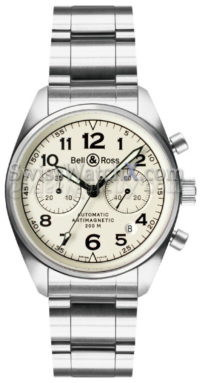 Bell e Ross Vintage 126 Branco  Clique na imagem para fechar